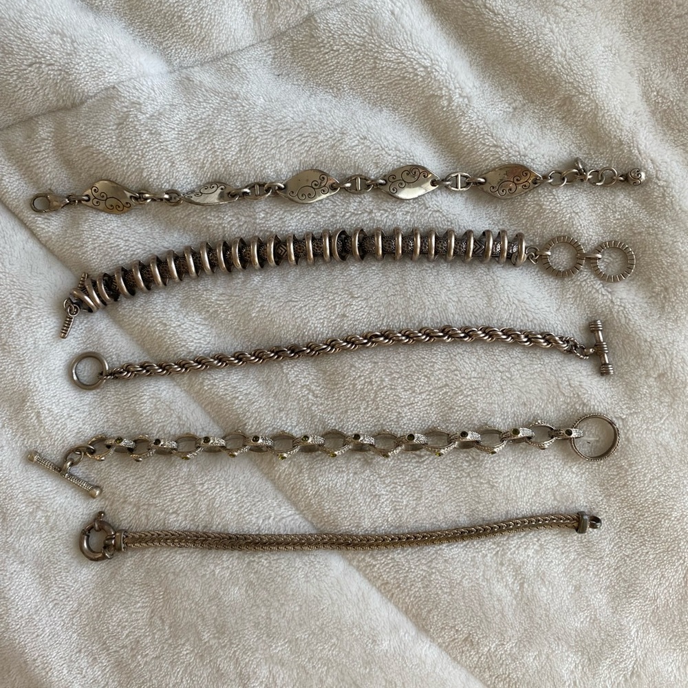 5 bracelets